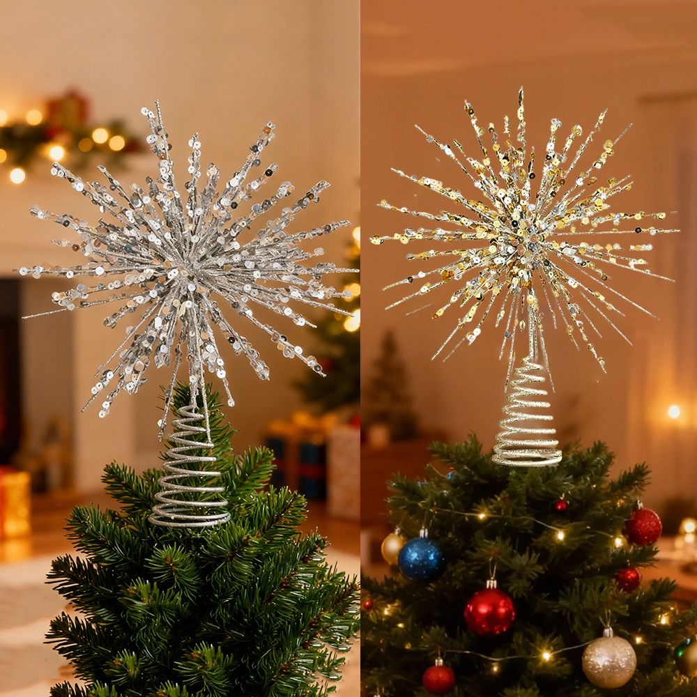 Star Tree Topper - Прочный светящийся топпер со звездой для