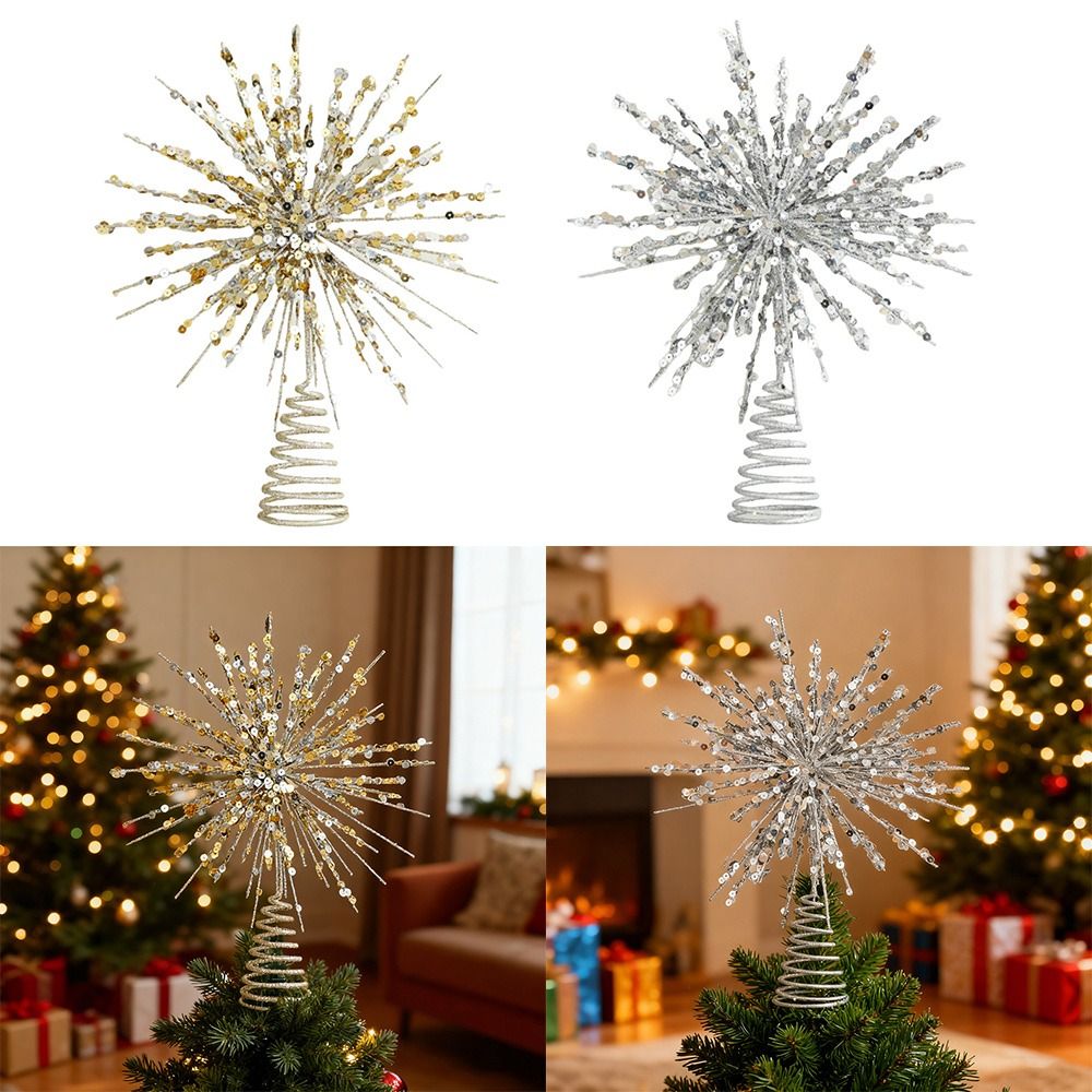 Star Tree Topper - Прочный светящийся топпер со звездой для