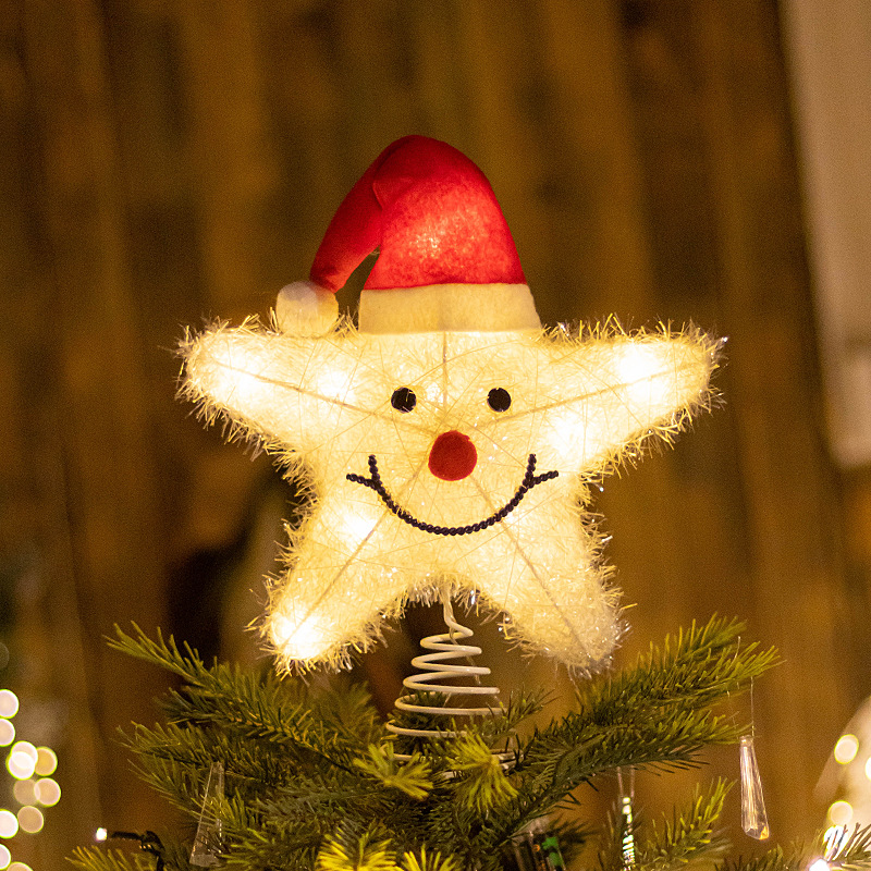 Star Tree Topper - Рождественская елка, светодиодный звездный топпер для
