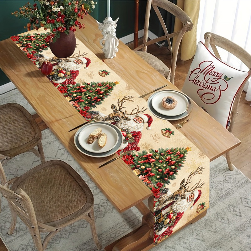 Christmas Table Runner - Винтажная рождественская дорожка для стола в
