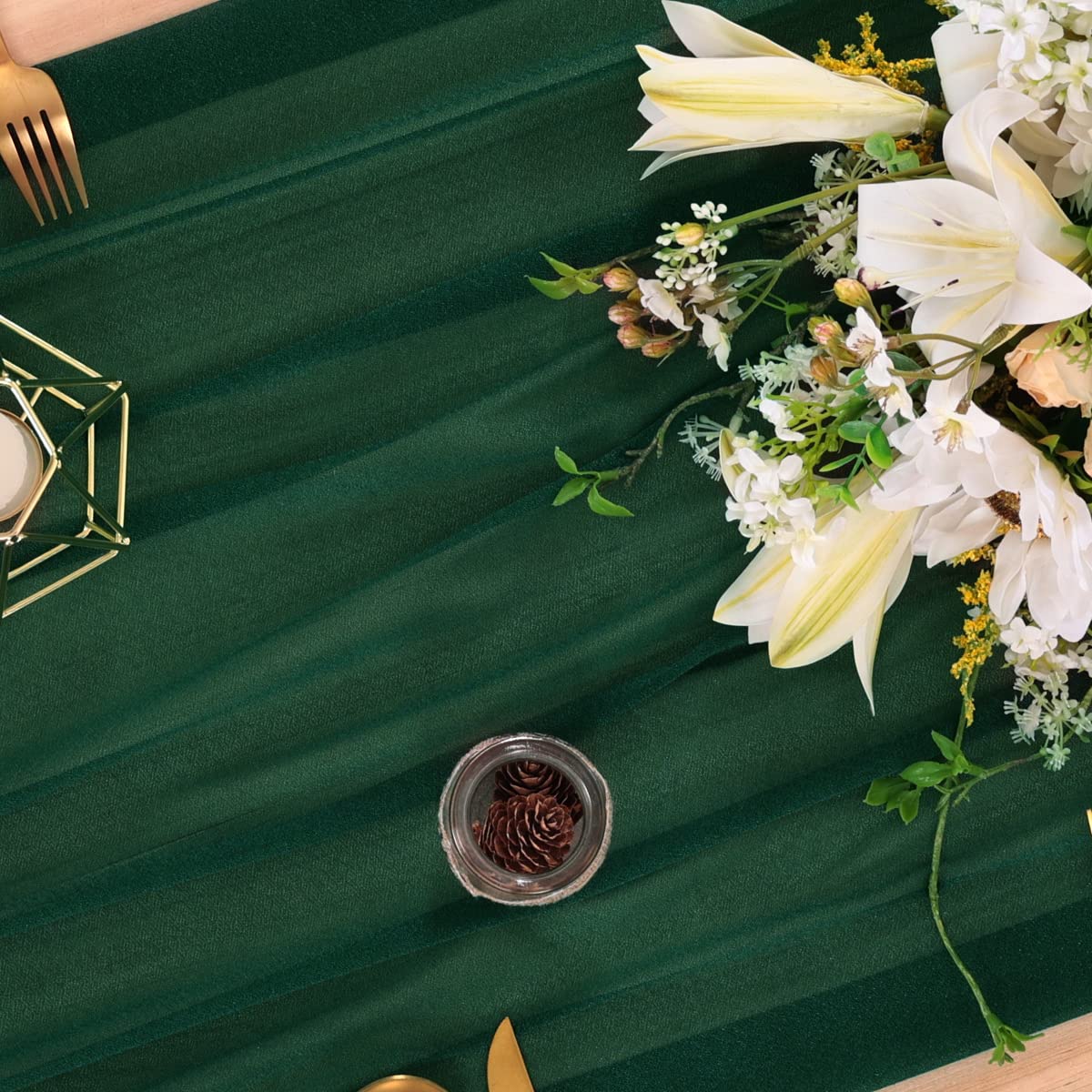 Шифоновая дорожка для стола те – обзор и цена Christmas Table Runner