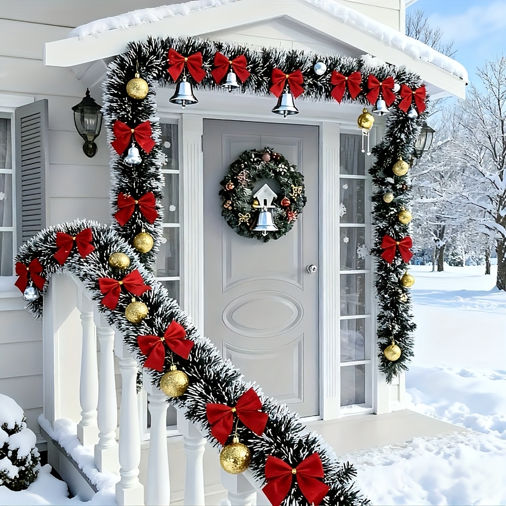 Искусственная рождественская г – обзор и цена Tinsel Garland Decoration