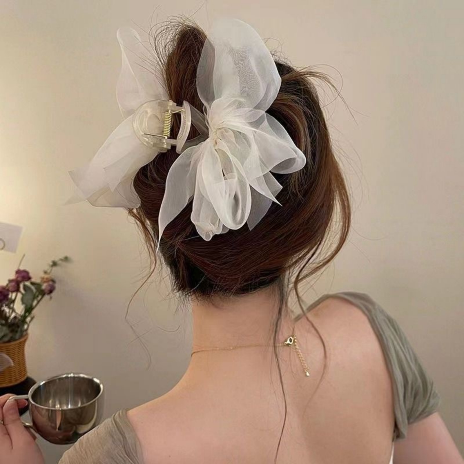 1 шт., модная сетчатая тюлевая – обзор и цена Ribbon Bow Gift