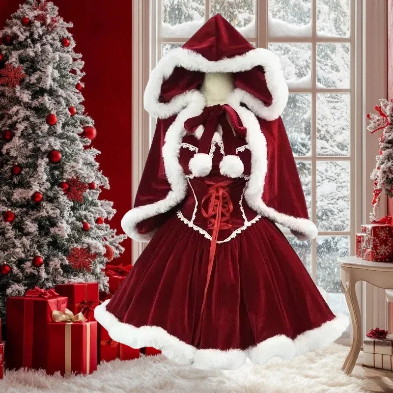 Новогоднее красное платье, пла – обзор и цена Elf Costume Christmas
